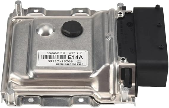 Engine Computer Board, Black Silver Electronic Control Unit For ECU Car Motor For Hyundai 39117-2B700
