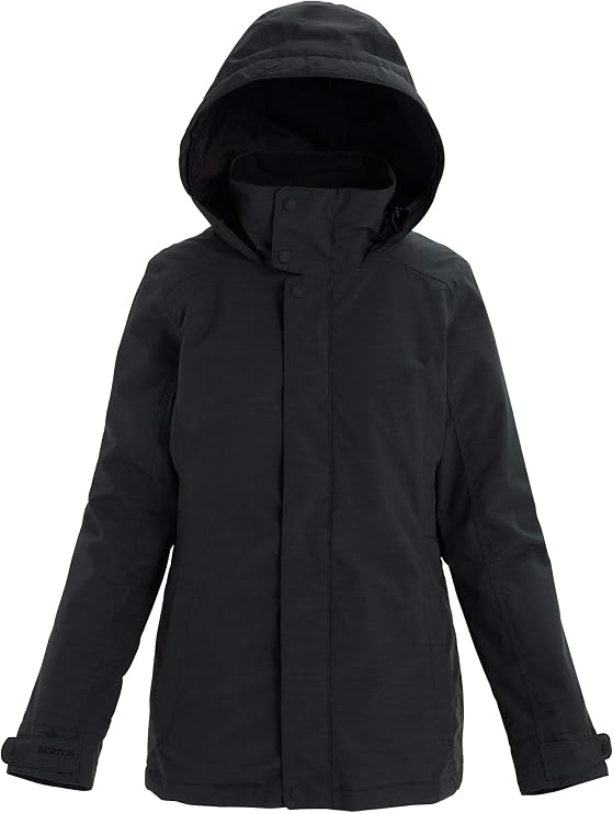 Burton Womens Jet Set Jacket, True Black Heather New , Large