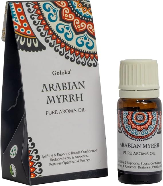 Goloka Pure Aroma Aromatherapy Essential Oils - Perfect for Diffuser, Humidifier, Massage (Arabian Myrrh)