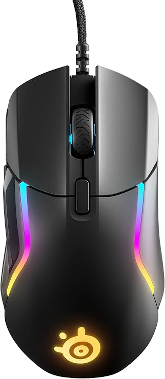 SteelSeries Rival 5 - Gaming Mouse – FPS, MOBA, MMO, Battle Royale – 18,000 CPI TrueMove Air Optical Sensor – 9 Programmable Buttons – 85 g Competitive Weight, Black