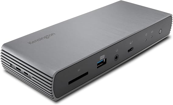 Kensington SD5780T Thunderbolt 4 Dual 4K Docking Station with up to 100W Power Delivery & SD Card Reader, HDMI & Thunderbolt 4 Ports for Windows and MacBooks (K33040NA) | 100W power delivery, SD card reader, HDMI and Thunderbolt 4 ports, for Windows and MacBooks
