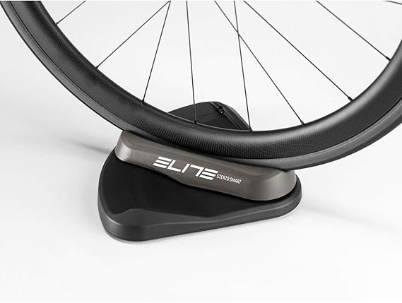 Elite Sterzo Smart Interactive Wheel Block Bluetooth-Enabled Steering Plate for Zwift Indoor Cycling, Realistic Handlebar Rotation, Wireless Data Transmission, and Stable Front-Wheel Support | bike-trainer-accessories