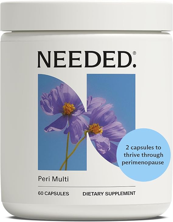 Needed. Perimenopause Supplement for Women, 30 Servings