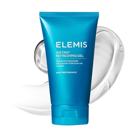 ELEMIS Instant Refreshing Gel, Cooling Gel to Relieve Aches, 150ml | Cooling and revitalizing body gel with menthol and arnica to relieve aches and tension and soothe tired muscles.