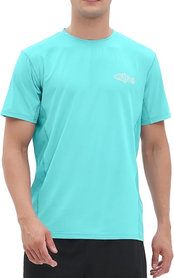 Riverruns Men's UPF 50+ Quick-Dry Fishing Shirt with Breathable Mesh Back