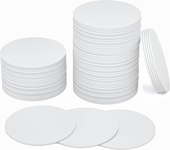 50pcs NFC Tags NTAG215 NFC Cards Blank NFC Chips NFC 215 Tag Rewritable NFC Tag, 504 Bytes Memory Compatible with NFC Enabled Phones (25mm)