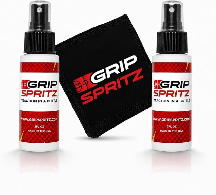 Grip Spritz - #1 Basketball Shoe Grip Spray - Traction Enhancer - Year Long Bundle
