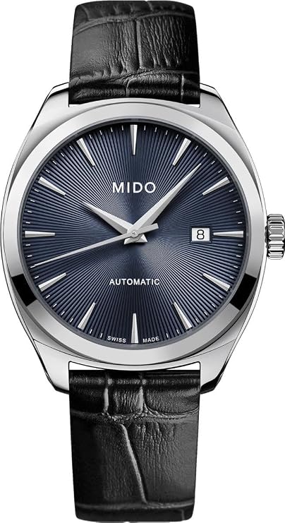 MIDO Belluna Royal Gent - Swiss Automatic Watch for Men - Blue Dial - Case 41.3mm - M0245071604100