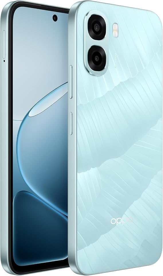 OPPO A6x 5G Smartphone 4+128GB, 6.75" 120Hz, 6100mAh D6300 IP64, Ice Blue
