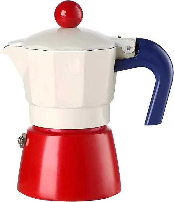 Moka Pot, Stovetop Espresso Maker Mini Italian Coffee Maker,Manual Cuban Coffee Percolator Machine Greca Coffee Maker for Cappuccino or Latte (150 ml/5 oz)