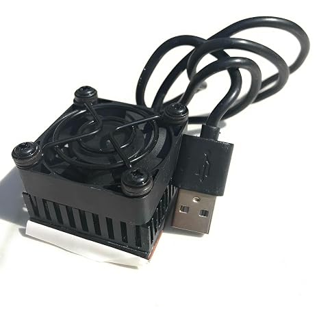 Easycargo 40mm Heatsink Fan, 40mm USB Fan Heatsink + Thermal Conductive Adhesive Tape