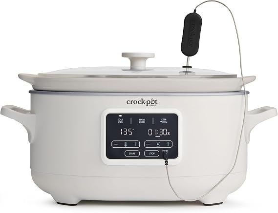Crock-Pot Programmable 6-Quart Slow Cooker with Sous Vide, Oat Milk