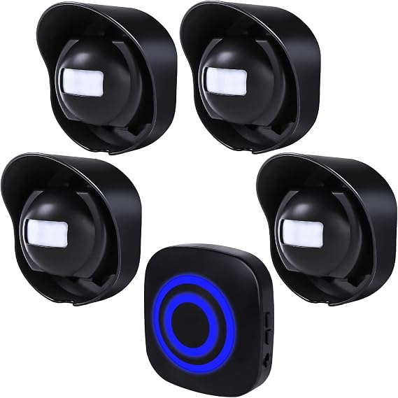 Wireless Driveway Alarm, 328ft Long Range Weatherproof Motion Sensor Alert