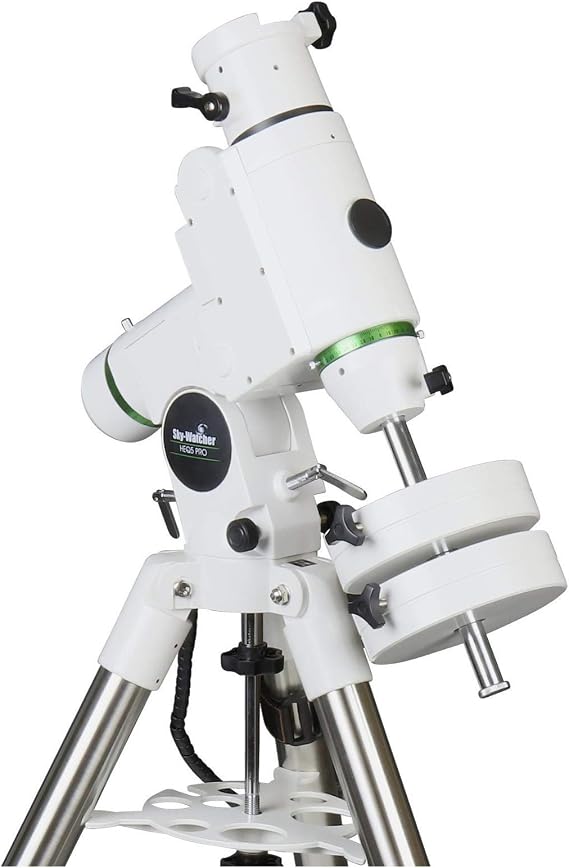 Sky-Watcher HEQ5 Fully Computerized GoTo German Equatorial Telescope Mount Motorized Astrophotography Mount with 42,000 Object Database,White