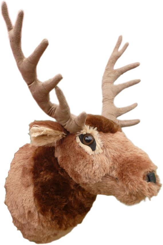 Adore 15" Teton the Elk Plush Stuffed Animal Walltoy Wall Mount