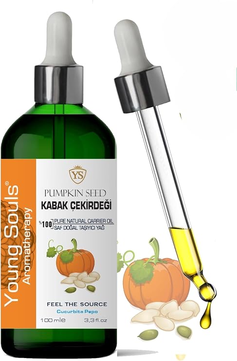 Young Souls Aromatherapy Pumpkin Seed Carrier Oil Pumpkin Seeds Vegetable Fixed Oil 100 ml