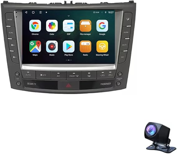 Android 9 Inch Touchscreen Car Radio Stereo for Lexus IS250 XE20 2005-2013 with Carplay Android Auto GPS Navigation with BT WiFi USB Mirror Link FM Auto Parts(1+32G)