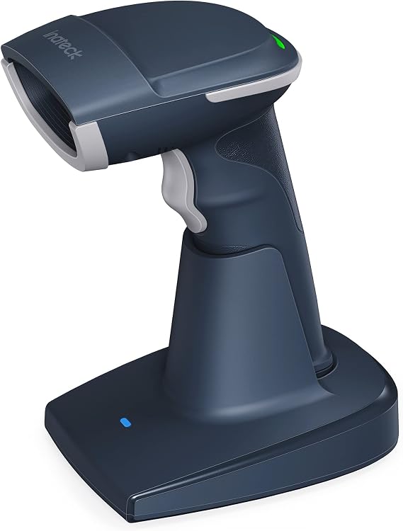 Inateck BCST-54 Barcode Scanner Wireless with Charging Station Bluetooth
