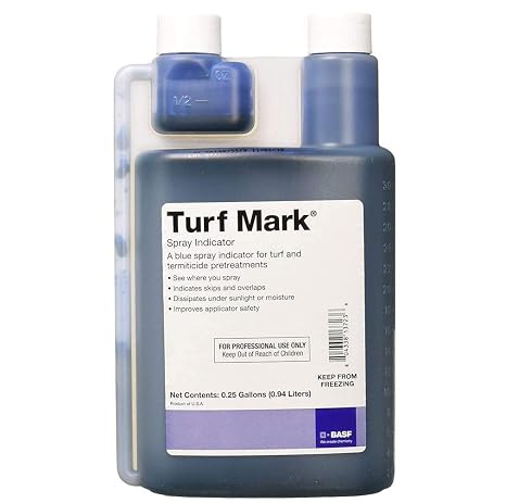 BASF Turf Mark Blue Spray Marking & Pattern Indicator Dye for Weed, Fertilizer & Herbicide Application on Grass and Lawns, Non-Permanent 32 oz