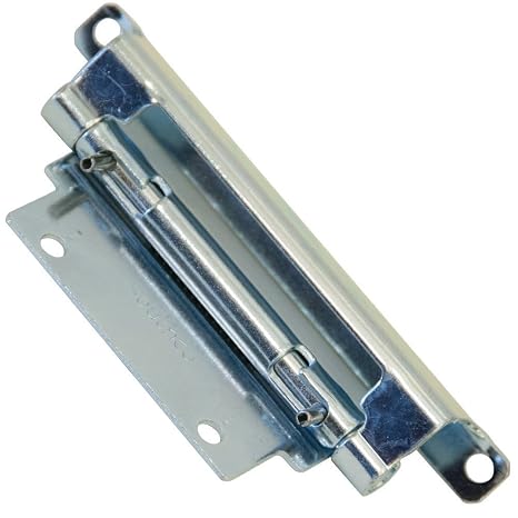 Southco F6-1 Series Steel Concealed Door Removal Hinge, 0.06" Leaf Thick, 1.87" Open Width, 0.19" Pin Diameter, 3.14" Knuckle Length, 4.96" Long (Pack of 4)