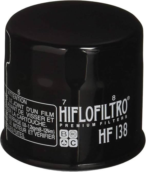 HIFLO FILTRO HF138 Black Premium Oil Filter