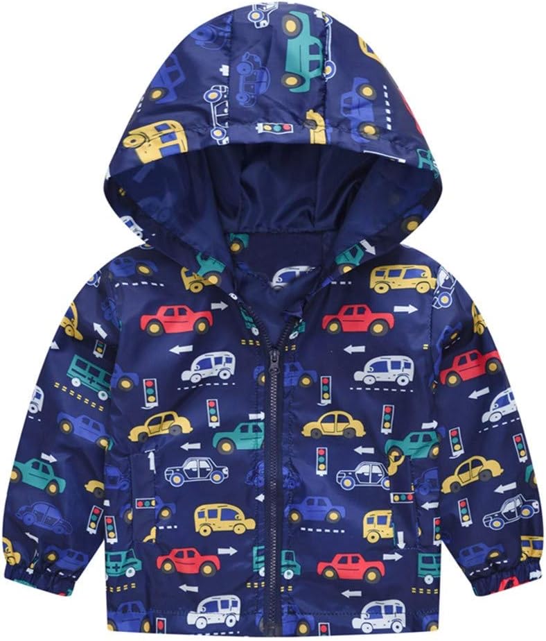 Toddler Kids Baby Girls Boys Car Spring Hooded Coat Jacket Tops Premature Outfits Girl