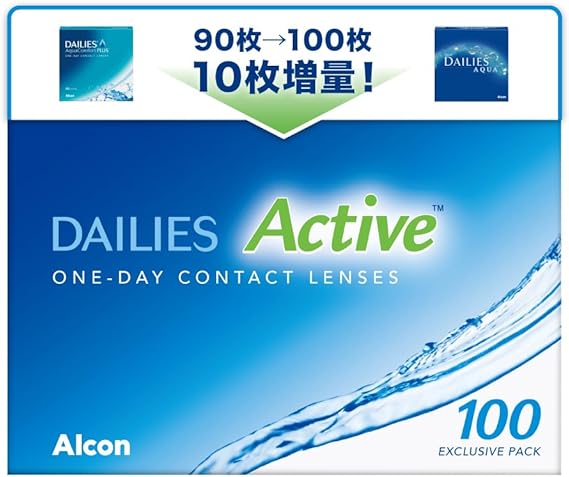 Alcon Dailies Active, 100 pieces Dailies Aqua Comfort Plus Successor Product BC 8.7 PWR -4.00