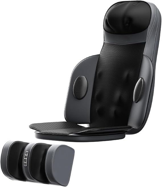 Lvrunben Shiatsu Back Massager with Heat, Electric Massage Cushion for Body