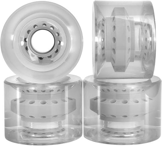 Cal 7 Longboard Skateboard 70mm Solid Gel Colors Wheels (Set of 4)