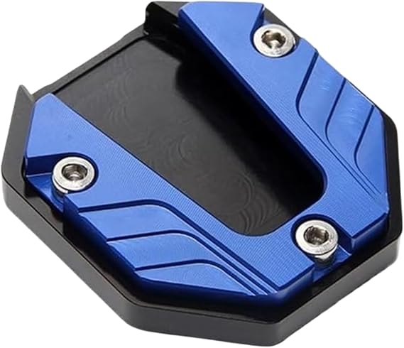 1 Pc Aluminium Motorcycle Side Stand Pad for Parking Support | 1 pack aluminium motorcycle kickstand pad, side stand support plate for soft ground parking motorbike accessory