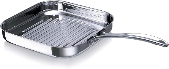 bekaline Chef 12068294 Stainless Steel Grill Pan 26.5 x 26.5 cm