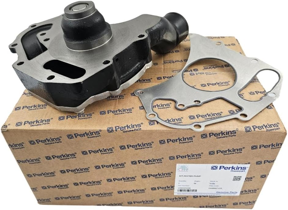 Genuine Perkins U5MW0208 Water Pump for 1103 and 1104 Series Engines