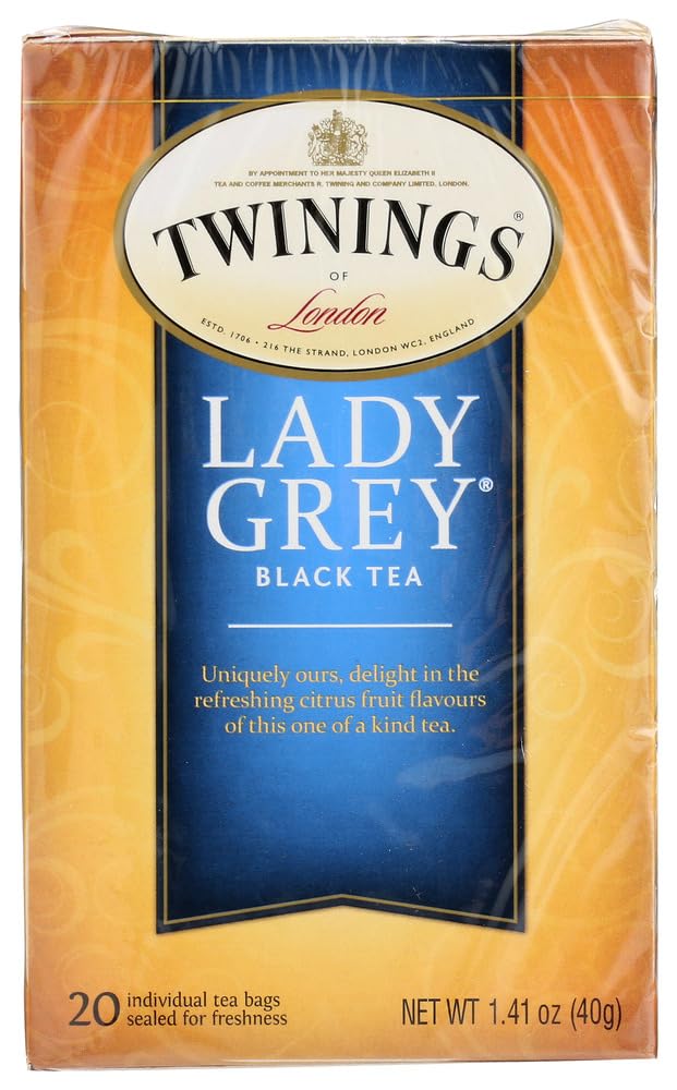 Twinings Lady Grey Tea, Tea Bags, 1.41 oz, 20 ct