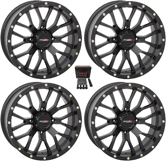 System 3 ST-3 Black UTV Wheels 18" Can-Am Maverick X3 / Pioneer 1000