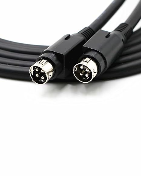Compatible with HiVi-Swan D100 & Edifier R1700BT/R1850DB Master-Slave Speaker Cable, 4-Pin High-Flex Pure Copper Audio Cable, Dual-Shielded Interconnect Wire Lossless Audio Transmission (9.84ft)