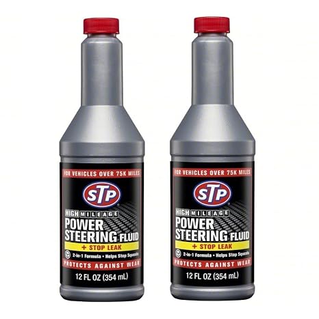 STP Power Steering Fluid & Stop Leaking, 12 Fl.oz, 2 Packs