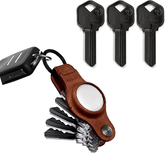 KeySmart Leather AirTag & AirKey KW1 Blanks