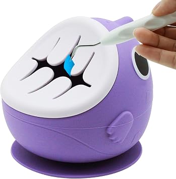 HAWERSI Detachable Large Capacity Suctioned Vinyl Weeding Scrap Collector,Vinyl Weeding Tools,Accessories and Supplies for Cricut/Silhouette-Purple