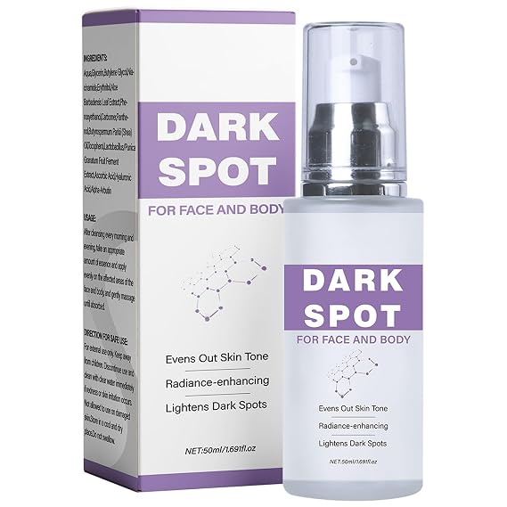 Dark Spot Remover for Face and Body - Dark Spot Corrector Serum for Face - Sun Spots, Age Spots, Freckles & Melasma Remover - Brown Spot Corrector Evens Skin Tone Skin Care for All Skin Type 1.7 Fl Oz