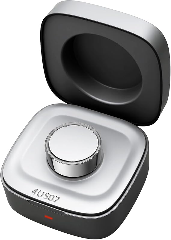 Smart Ring Charger Case Only Compatible with Oura Gen 4 - Charging Box with Indicator Light - Portable for Ring Storage, Travel, Prevent Scratches (Size 7)