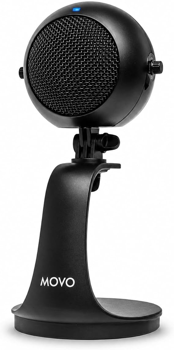 Movo WebMic USB Microphone for AI Coding, Voice Prompts & Dictation