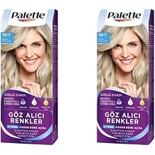 Palette Göz Alıcı Renkler Renk Açıcı 10-1 Küllü Açık Sarı Saç Boyası X 2 Adet +Gliss Tarak