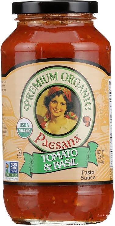 Organic Sauce; Tomato & Basil