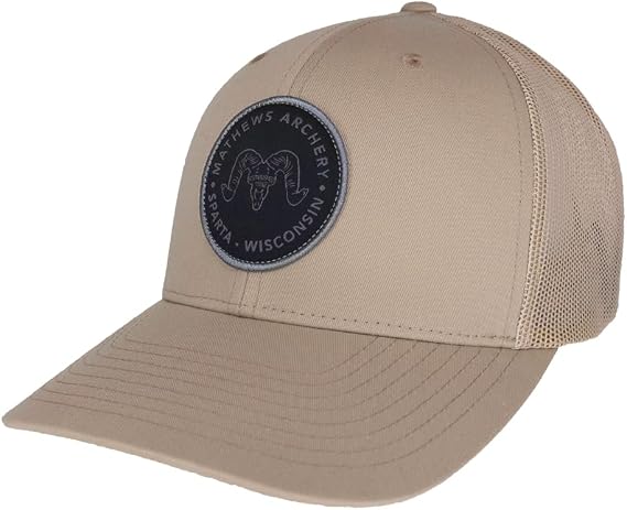 MATHEWS Archery Trucker Cap, Tan