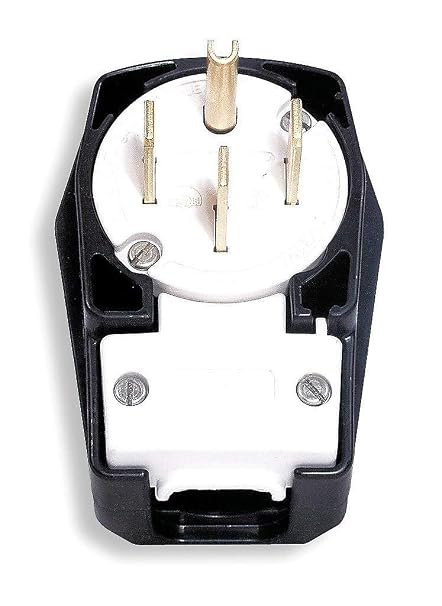 Hubbell HBL9452C Plug, Angle, 3 Pole, 4 Wire, 50 amp, 125/250V, 14-50P