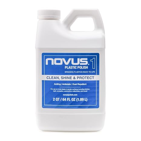NOVUS 7050 | Plastic Clean & Shine #1 | 64 Ounce Bottle