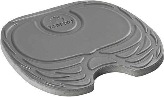Harmony Techlift Seatpad, Grey/Black, 15 x 16 x 3/4