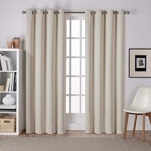 Özel Home Yalıtımlı Karartma Perdesi, Delikli Pencere Panelleri, Saten Kumaş (2’Li Set)