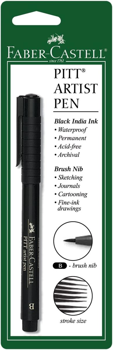 Faber-Castel Pitt Artist Pen Brush, Black