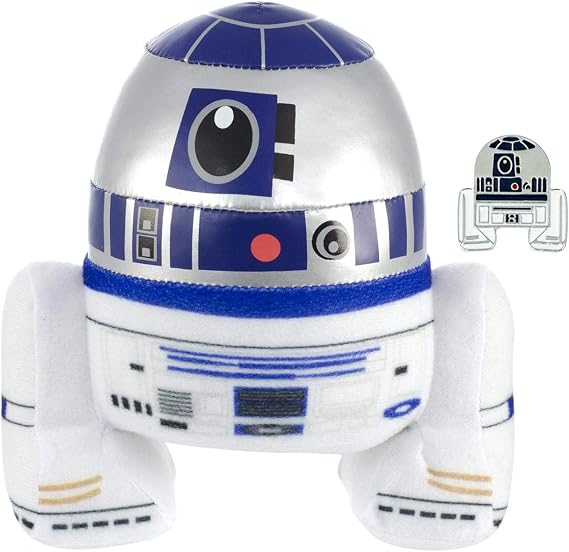 Star Wars R2-D2 Stylized 7 Inch Plush with Enamel Pin